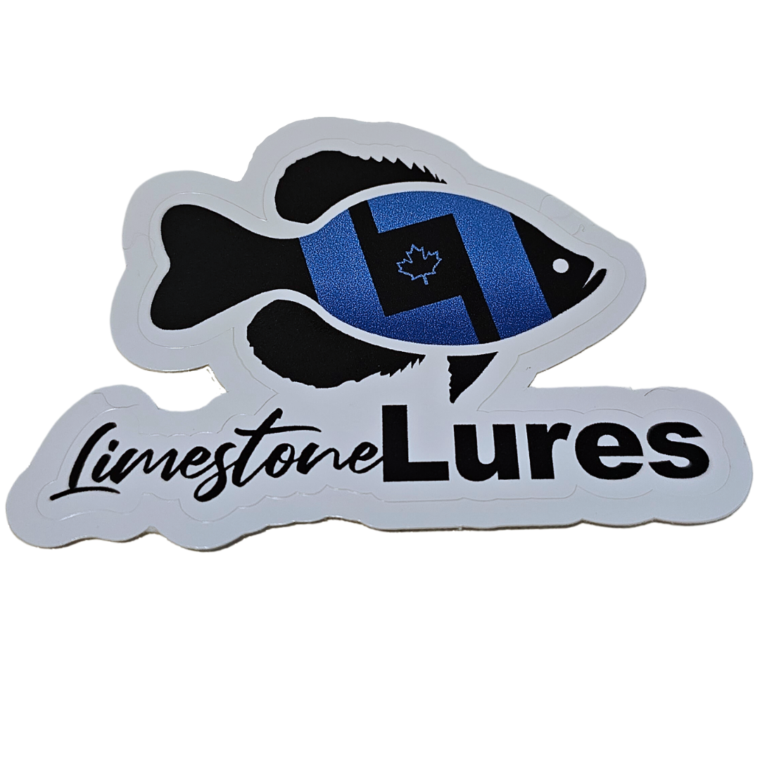 3x3 Die Cut Limestone Lures Sticker