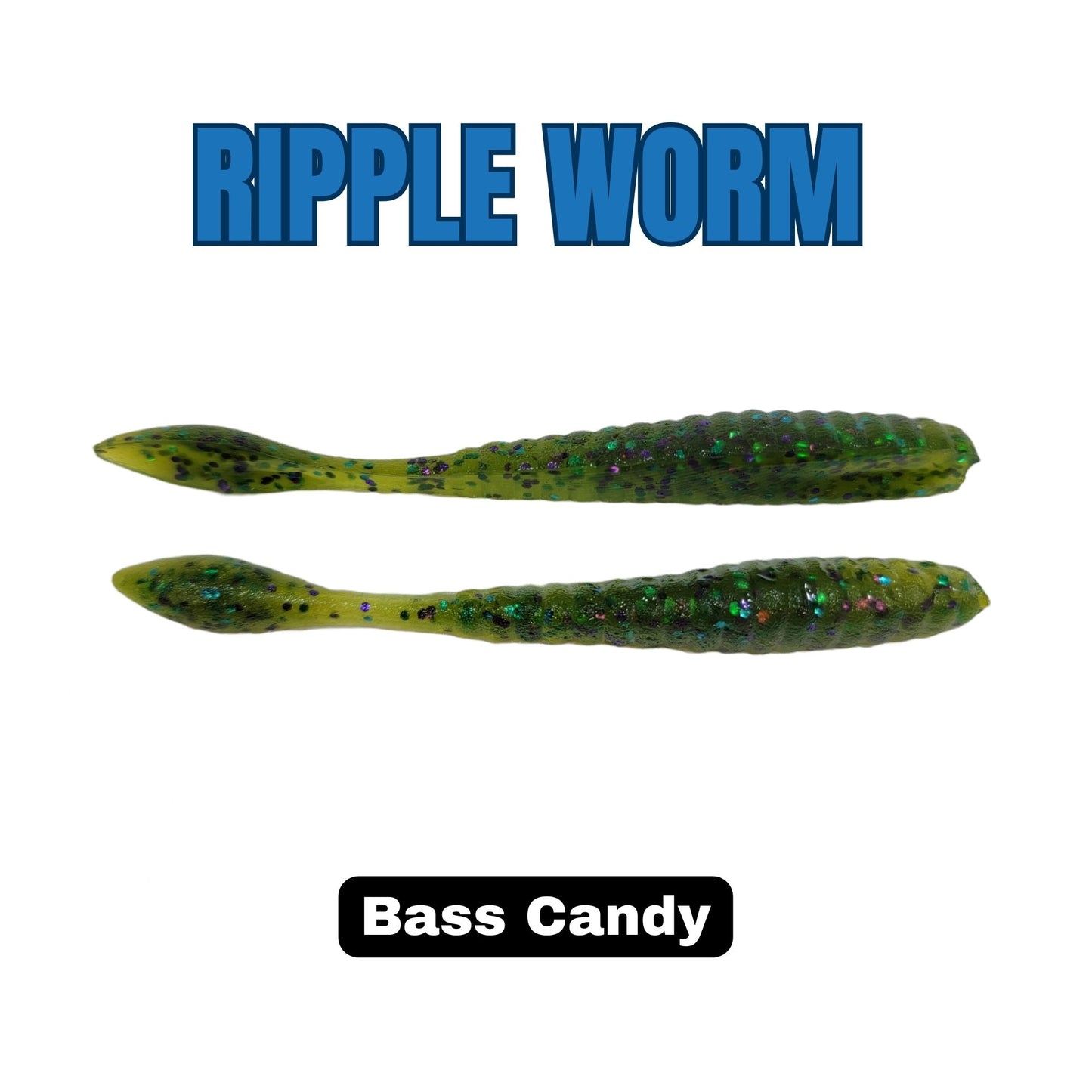 3.8" Ripple Worm - 8/pk