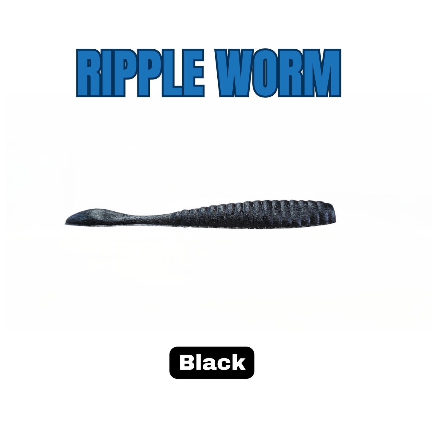 3.8" Ripple Worm - 8/pk