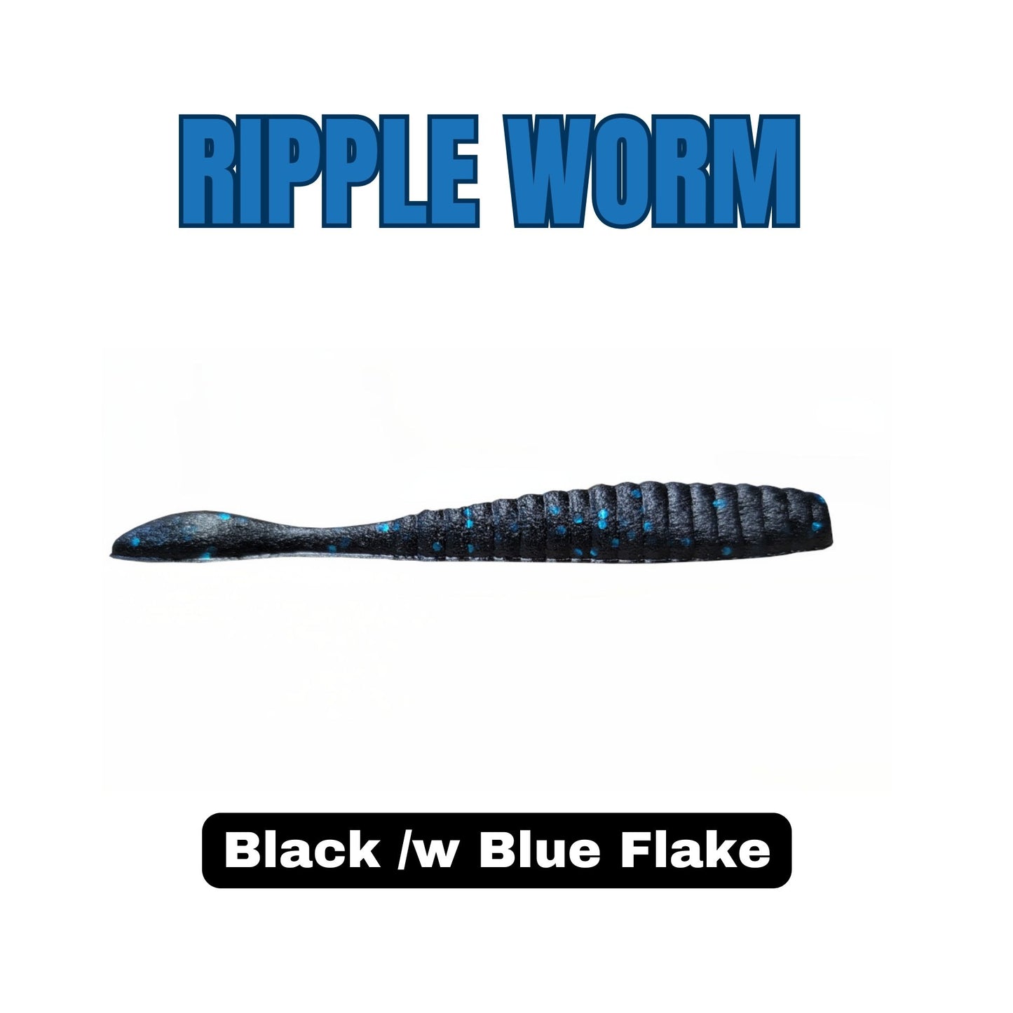 3.8" Ripple Worm - 8/pk