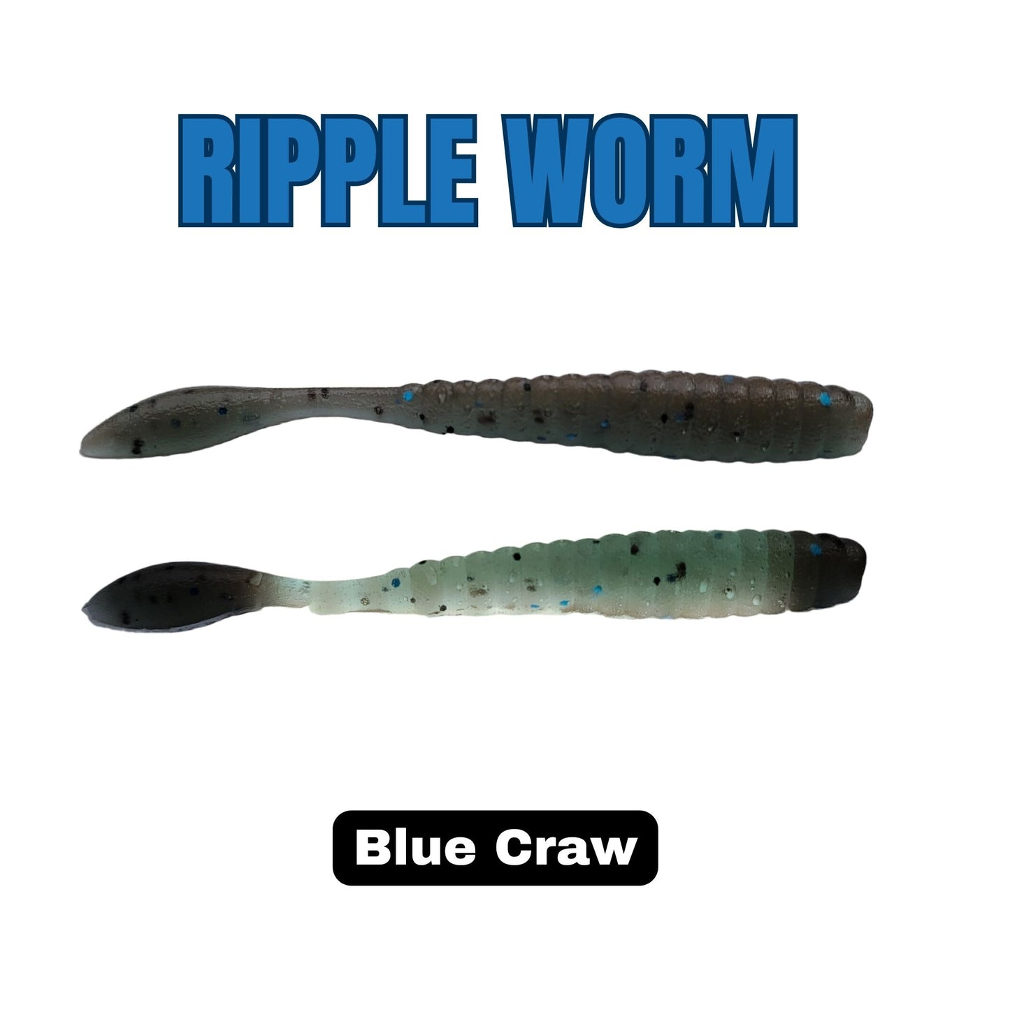 3.8" Ripple Worm - 8/pk