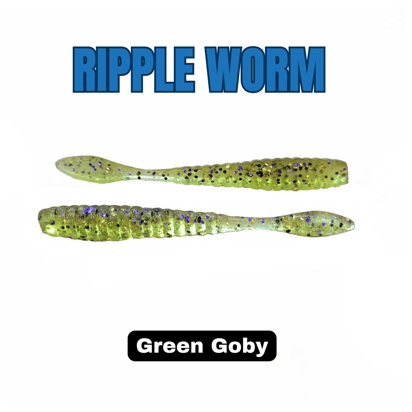 3.8" Ripple Worm - 8/pk