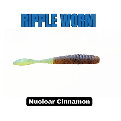 3.8" Ripple Worm - 8/pk