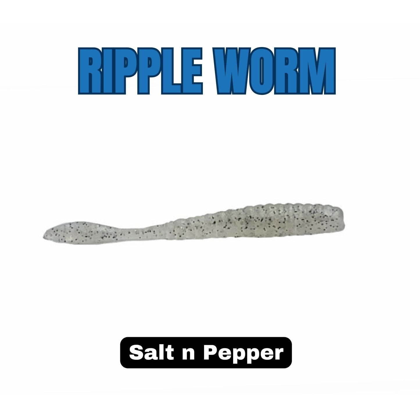 3.8" Ripple Worm - 8/pk