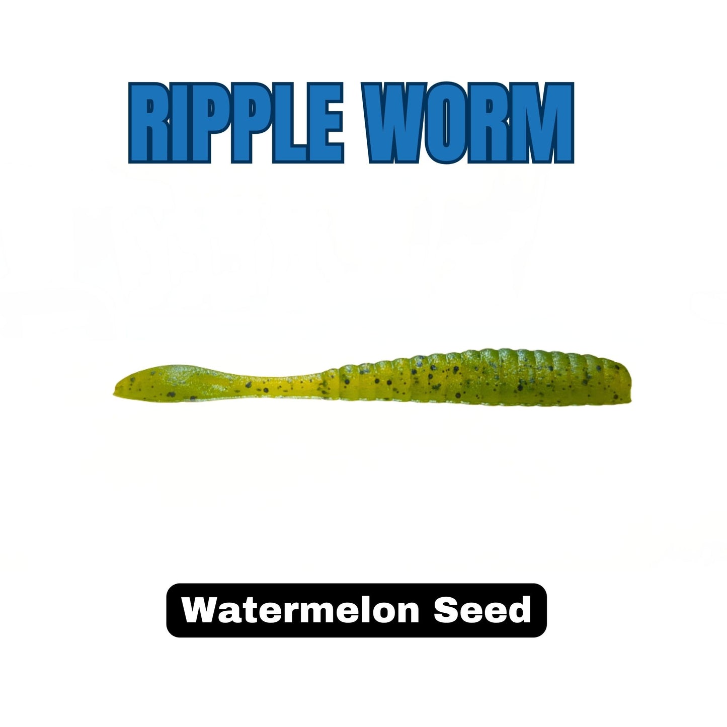 3.8" Ripple Worm - 8/pk