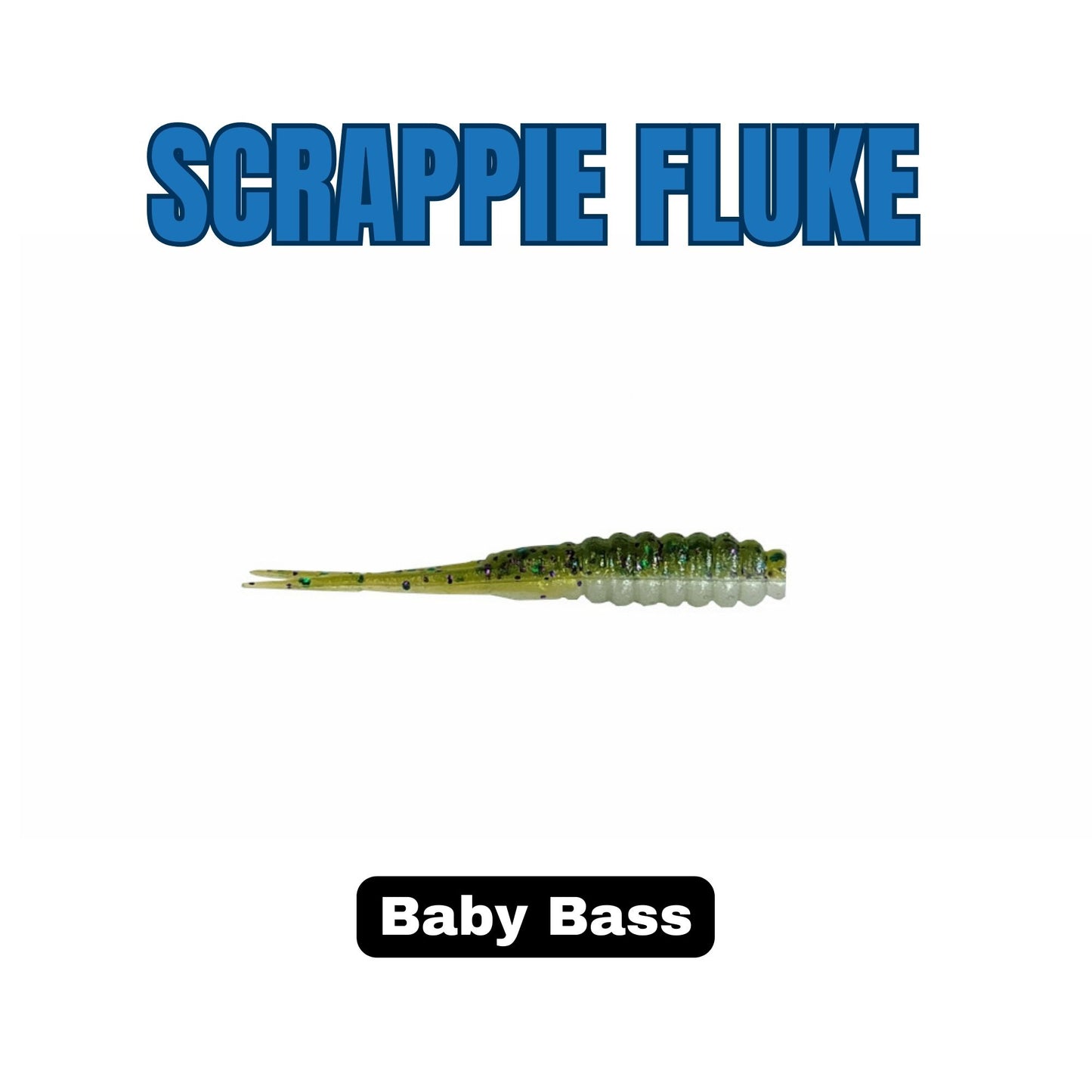 2.25" Scrappie Fluke - 8/pk