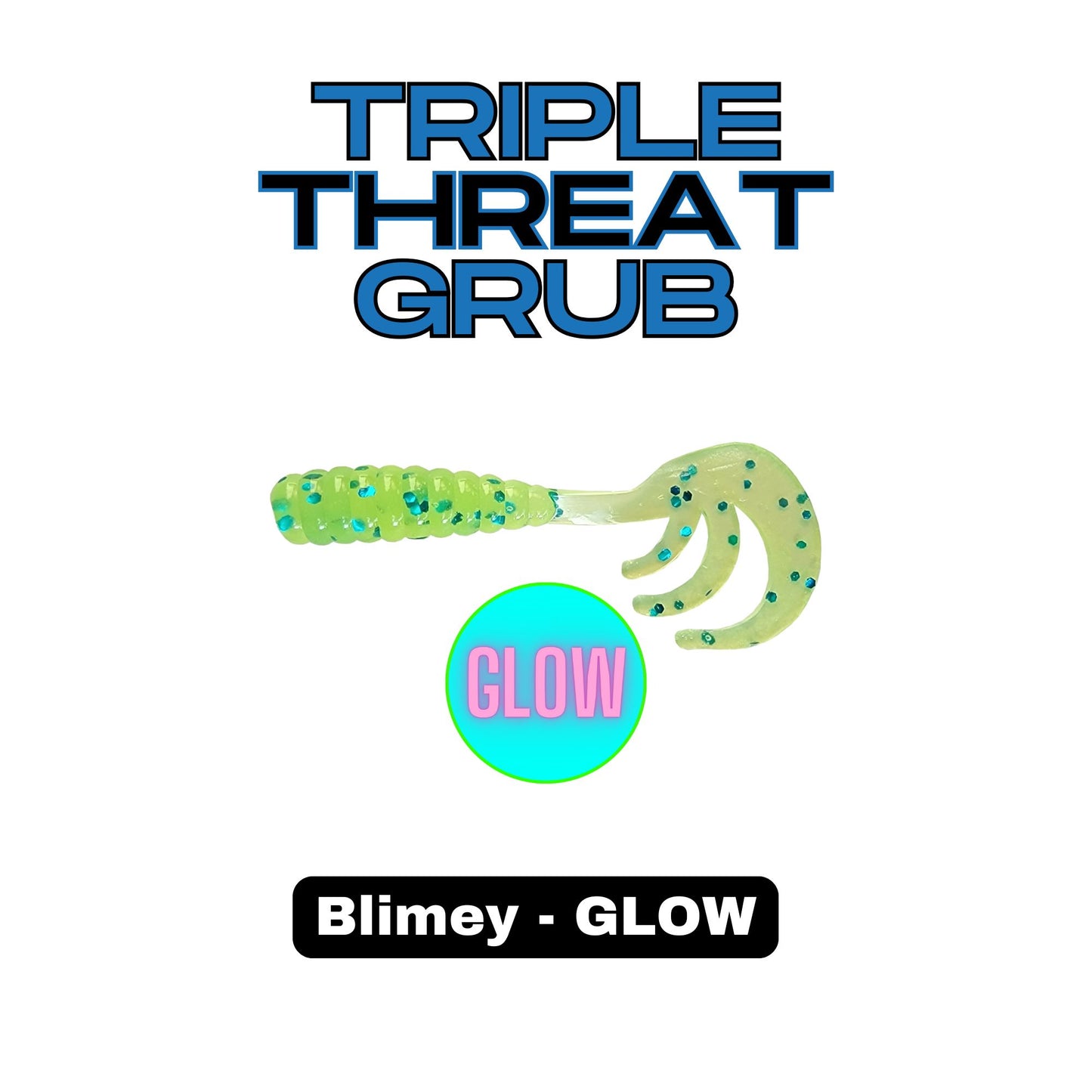 2" Triple Threat Grub - 8/pk