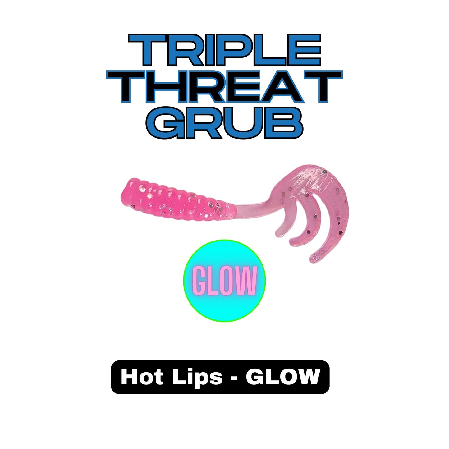 2" Triple Threat Grub - 8/pk