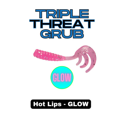 2" Triple Threat Grub - 8/pk