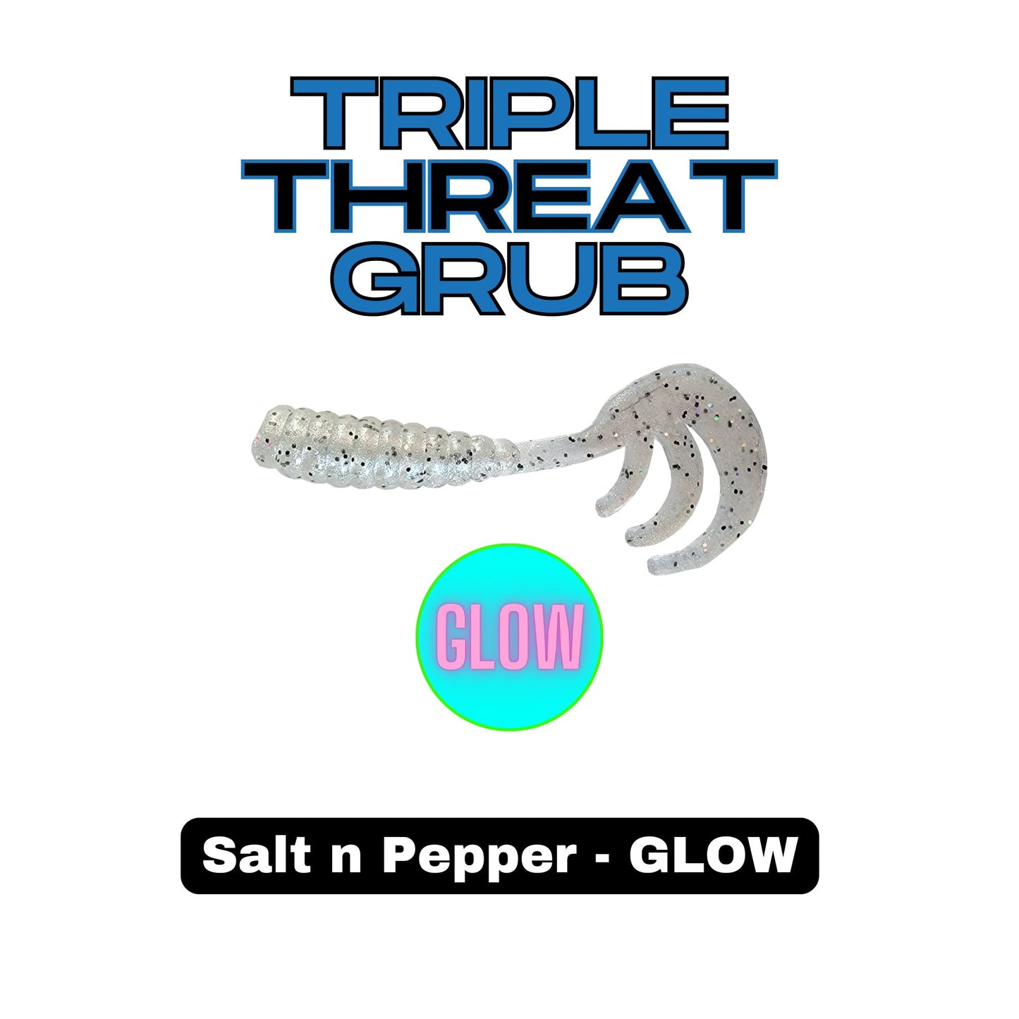 2" Triple Threat Grub - 8/pk