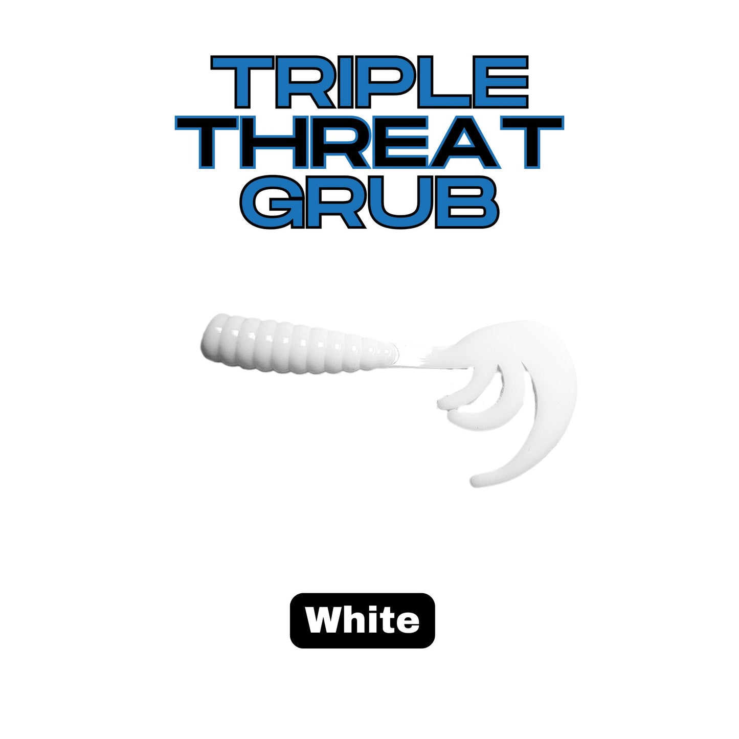 2" Triple Threat Grub - 8/pk