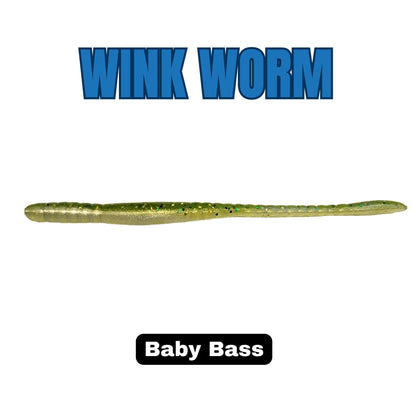 6" Wink Worm - 8/pk